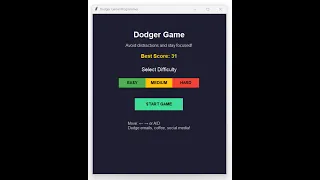 Python Tkinter Dodger Game Tutorial Beginner Friendly