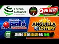 Sorteo LOTERIA NACIONAL NOCHE QUINIELA PALE Leidsa ANGUILA EN VIVO Sabado 8 de agosto 2026