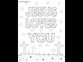 6 Jesus coloring pages for free