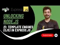 Template Engines EJS in Express js Unlocking NodeJS