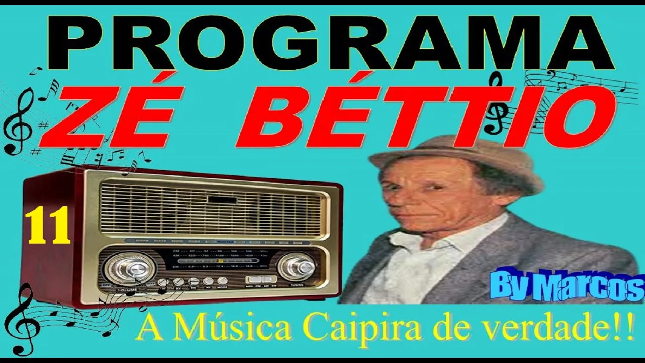 11 - Programa ZÉ  BÉTTIO tocando a verdadeira musica raiz ( By Marcos) Recordando as  Saudades