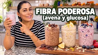 Te cuesta bajar de Peso y controlar tu azúcar? Usa la AVENA a tu favor DESAYUNO Y CENA alto en Fibra