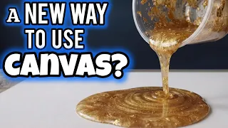 New UNIQUE Way to use CHEAP CANVAS for Art