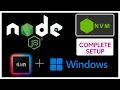 How to install and use Node Version Manager NVM 2022 in MacBook M1 and Windows PC