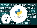 Calculating CRC16 in Python