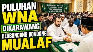 Puluhan WNA di Karawang Ramai-Ramai Masuk Islam