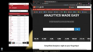 Guide - Monitor Youtube Instagram Twitter Twitch Accounts with Social Blade App and Website