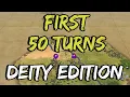 The First 50 Turns on DEITY - Civilization 6 Tutorial
