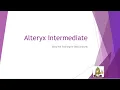 Alteryx Intermediate Training Introduction