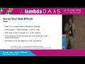 Lightning Talk Scrap your side effects - Christoffer Ekeroth Lambda Days 2025