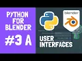 Blender Addon a - User Interfaces UI Layouts and UI Properties