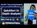 Analysis of QuickSort Sorting Algorithm