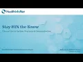 HealthInfoNet - Clinical Portal System Overview Demonstration