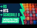 HS Codes HTS Codes and Schedule B Codes What s the Difference