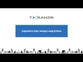 Data Science - Exploratory Data Analysis EDA using Python