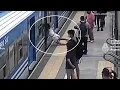 Download Lagu Video: Woman survives after fainting and falling under moving train l ABC7