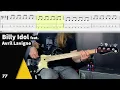Download Lagu Billy Idol feat Avril Lavigne - 77 (bass cover tabs) #Basscover #billyidol #avrillavigne