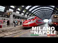 Milan to Napoli on High Speed Train - Frecciarossa Italy 4K
