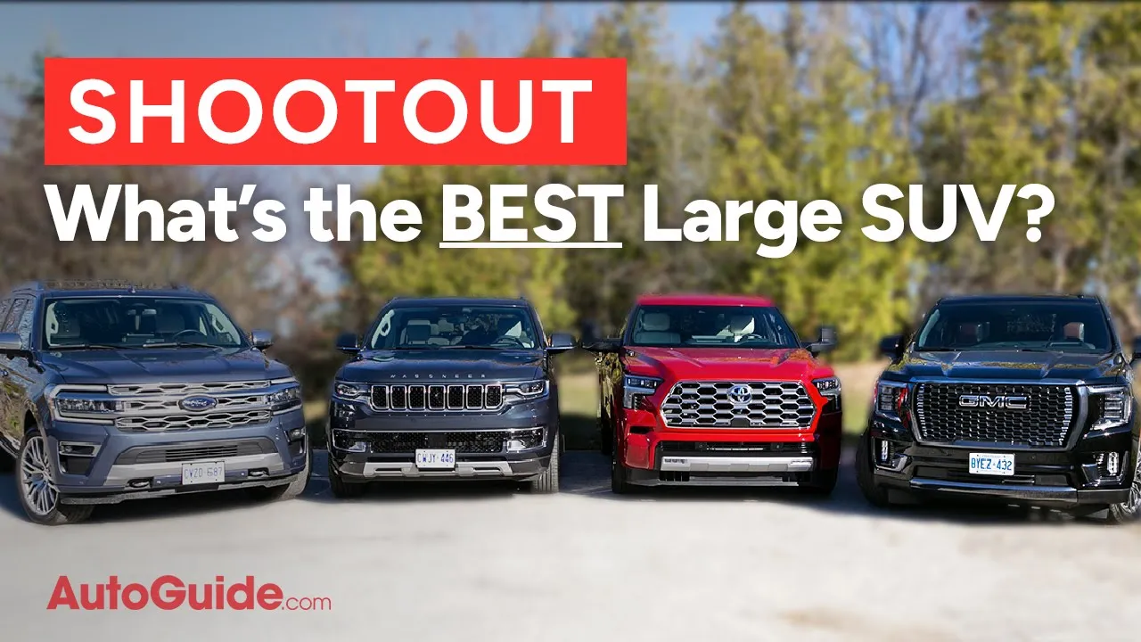 The Best Large SUV: Testing 4 of the Biggest On Sale Today