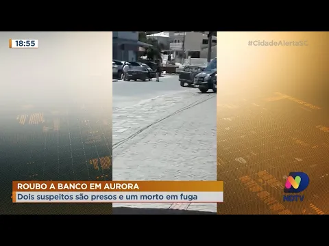 Assalto em Aurora: Criminoso é morto durante fuga