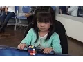 Download Lagu 3 years old girl Rubik's Cube Solver :47 seconds