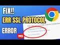 How to Fix err SSL Protocol Error in Edge Google Chrome Browser