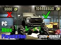 SnowRunner How To Get 100 000 000 in 30 SECONDS on ALL SYSTEMS PC Xbox Playstation