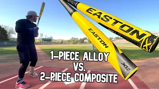 Easton XL1 vs Easton XL3 2-Piece Composite vs 1-Piece Alloy BBCOR Bat Review