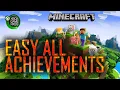 Minecraft Easy All Achievements World Guide DLC - Xbox Game Pass
