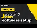 Session 5 - Java Software Setup