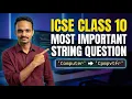 ICSE Class 10 Replace Vowels with Next Character Important Java String Programs String in java