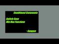 Java Conditional Statements Multiple Ifs Switch - Case Min Max Functions