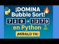 LEARN PYTHON FREE COURSE BUBBLE SORT PYTHON 2025