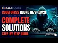 Codeforces Round 1079 Div 2 - Full Solutions You Asked We Delivered