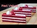 Download Lagu 컵 계량 / 아름다운 레드 벨벳 케이크 / Beautiful Soft and Fluffy Red Velvet Cake Recipe / Cream Cheese Frosting