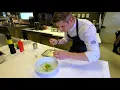 Download Lagu Chef Tim Boury prepares a smoked eel dish in 2 Michelin star restaurant Boury, Roeselare, Belgium