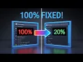 THIS Fixes 100 CPU Usage - Instantly