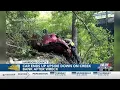 Car ends up on creek bank after Harrison Co wreck