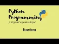 Functions in Python args kwargs lambda Function