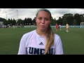 Nikki Cox Post-Game Interview Aug 28 vs UMBC