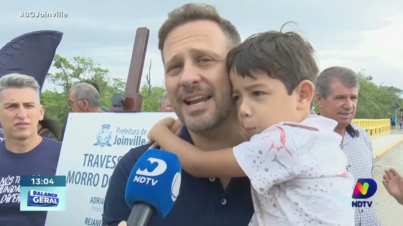 Nova ponte: inaugurada travessia do Morro do Amaral em Joinville