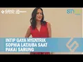 Download Lagu OOTD Simpel Sophia Latjuba, Padukan Sleveless Merah dengan Sarung Bugis