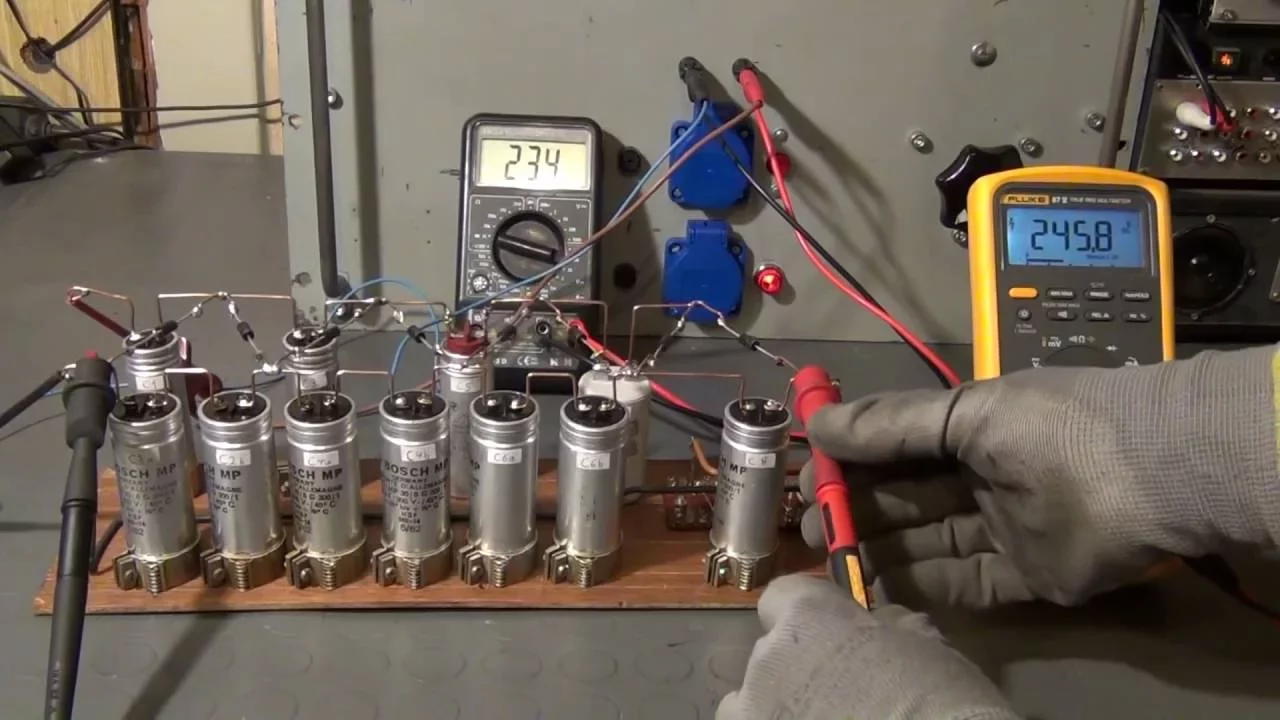 Building a Voltage Multiplier Cascade - Vacuum Tube Tester (2)
