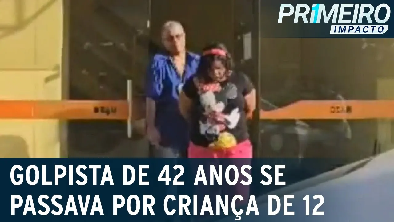 Estelionatária de 42 anos se passava por criança de 12 | Primeiro Impacto (29/06/23)