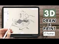 I SKETCH my bathroom in 3D - FEATHER 3D app guide tutorial
