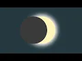 Beautiful eclipse responsive using only html and css