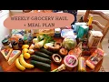 Weekly GROCERY HAUL MEAL PLAN HEB and TRADER JOE s
