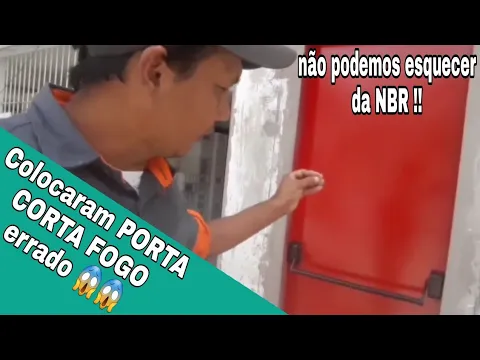 Download MP3 Veja como colocaram essa PORTA CORTA FOGO, totalmente errado, veja detalhes pra você não errar.