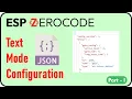 Tutorial ESP ZeroCode Text Mode Configuration - I