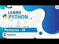 Python Pattern - IV Tutorial in Hindi Urdu